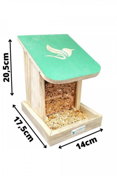 Alimentador  Automático Livre Birds CR410 Para Pássaros Livres