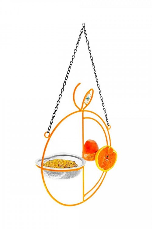 Alimentador Livre Birds Wire Fruit Bandeja Transparente LC137