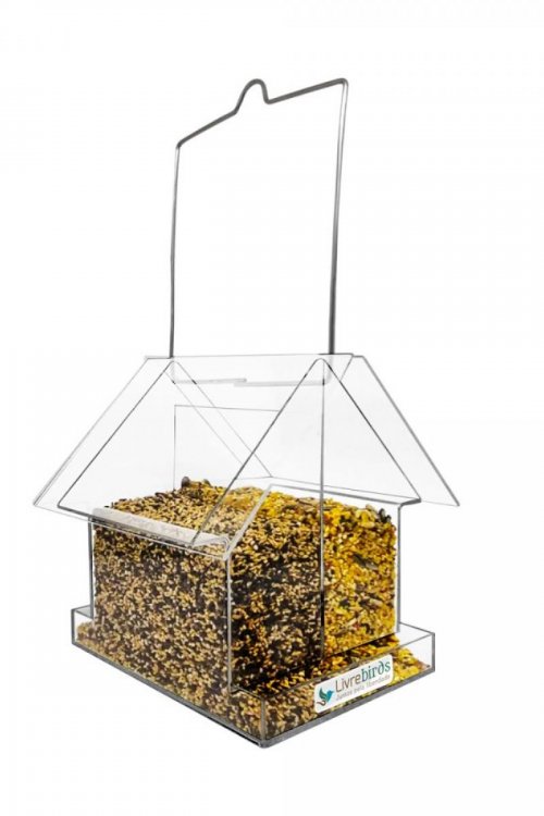 Alimentador Automático Livre Birds Crystal Com Alça MT514