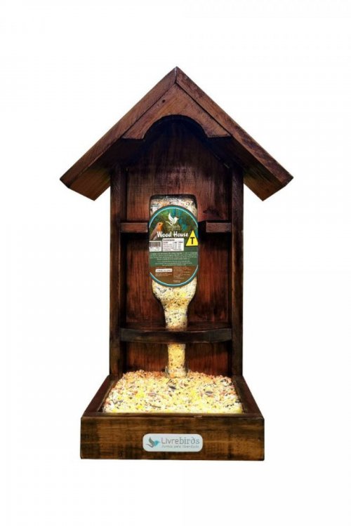 Alimentador Automático Livre Birds Wood House SL3728