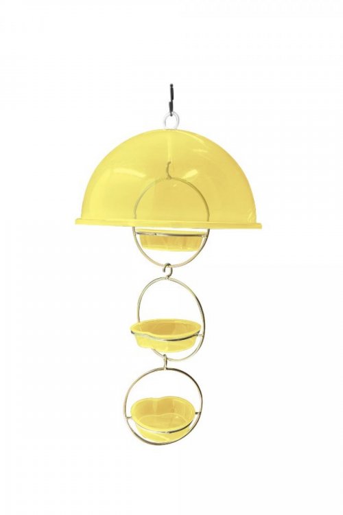 Alimentador Livre Birds Wire Domo Bubbles LC1510 - Amarelo