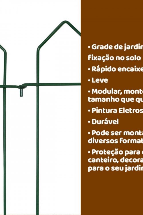  Cerca Livre Birds Modular Wire Triangle