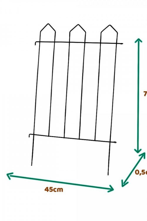 Cerca Livre Birds Modular Wire Triangle - Kit com 4