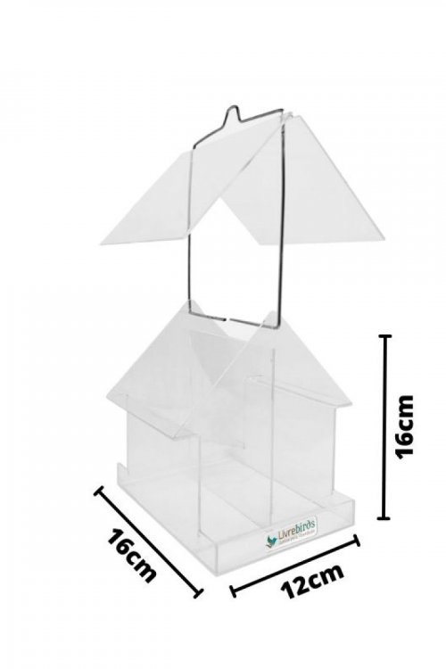 Alimentador Automático Livre Birds Crystal Com Alça MT514