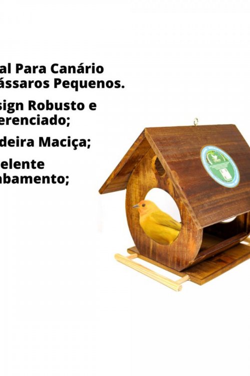 Alimentador Livre Birds Rustic Wood JÓ1407