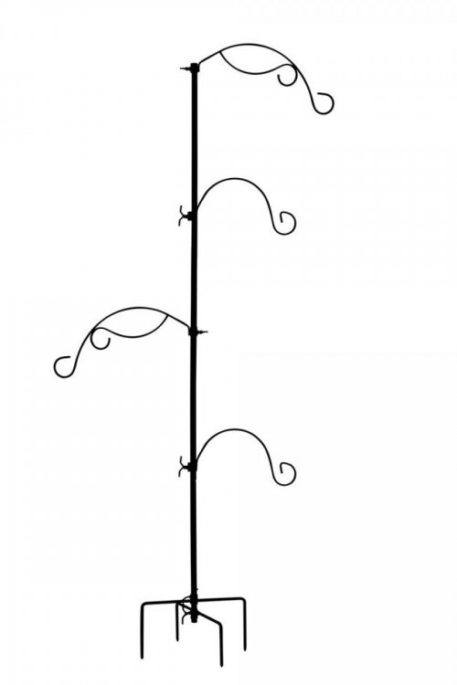 Suporte para Jardim Pedestal Livre Birds Wire Floral