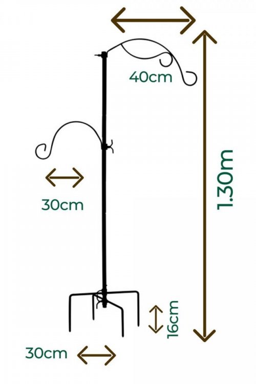 Suporte para Jardim Pedestal Livre Birds Wire Floral