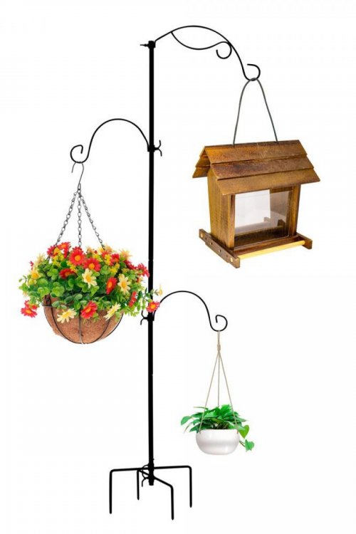 Suporte para Jardim Pedestal Livre Birds Wire Floral