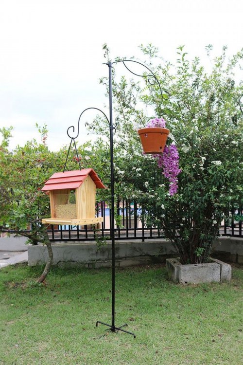 Suporte para Jardim Pedestal Livre Birds Wire Floral