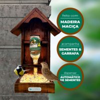 Alimentador Automático Livre Birds Wood House SL3728