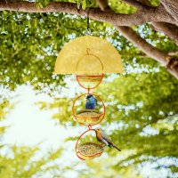 Alimentador Livre Birds Wire Domo Bubbles LC1510 - Amarelo