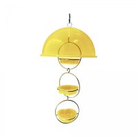 Alimentador Livre Birds Wire Domo Bubbles LC1510 - Amarelo