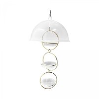 Alimentador Livre Birds Wire Domo Bubbles LC638 - Branco