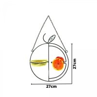 Alimentador Livre Birds Wire Fruit Bandeja Amarela LC137