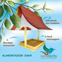 Alimentador Manual Livre Birds Sam1 Para Pássaros Livres